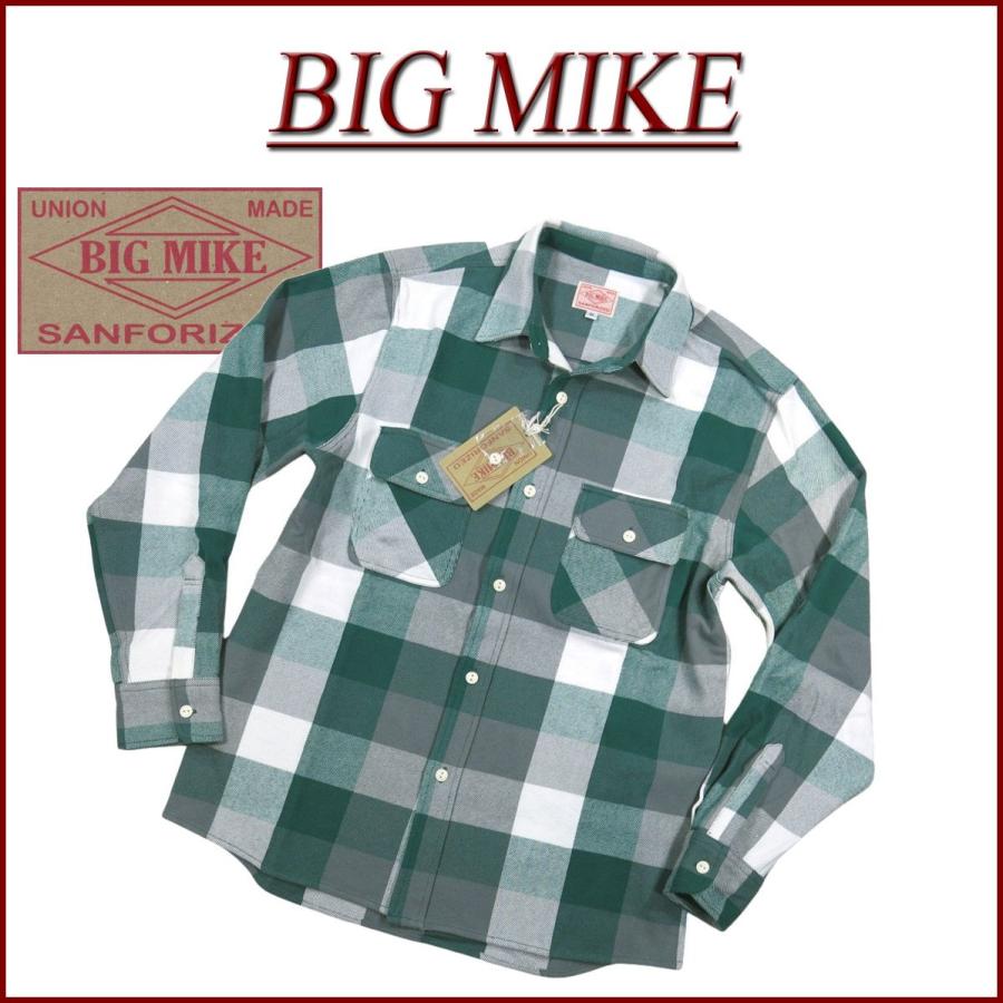 BIG MIKE（ビッグマイク） 復刻 長袖 バッファローチェック ヘビー