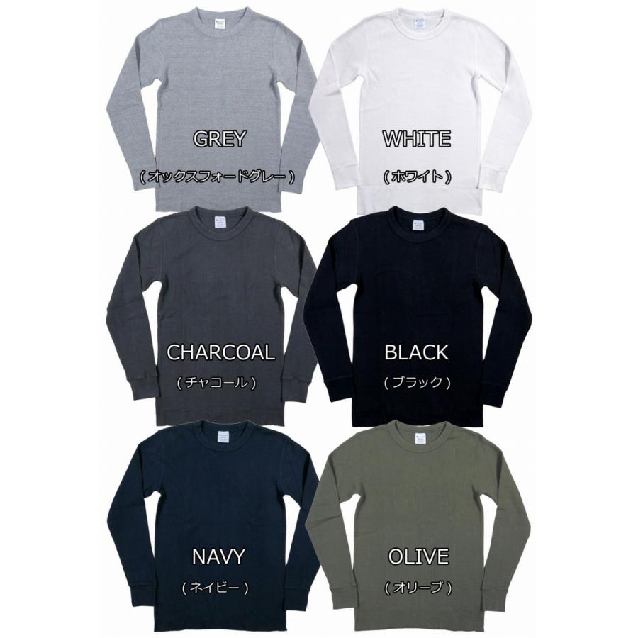 Champion（チャンピオン） USAコットン 無地 クルーネック サーマル