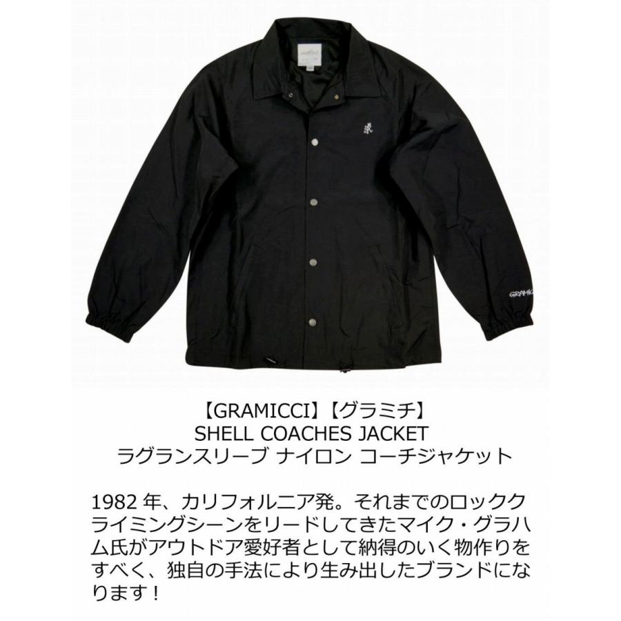GRAMICCI グラミチ ラグランスリーブ ナイロン コーチジャケット GRAMICCI グラミチ ラグランスリーブ ナイロン コーチジャケット