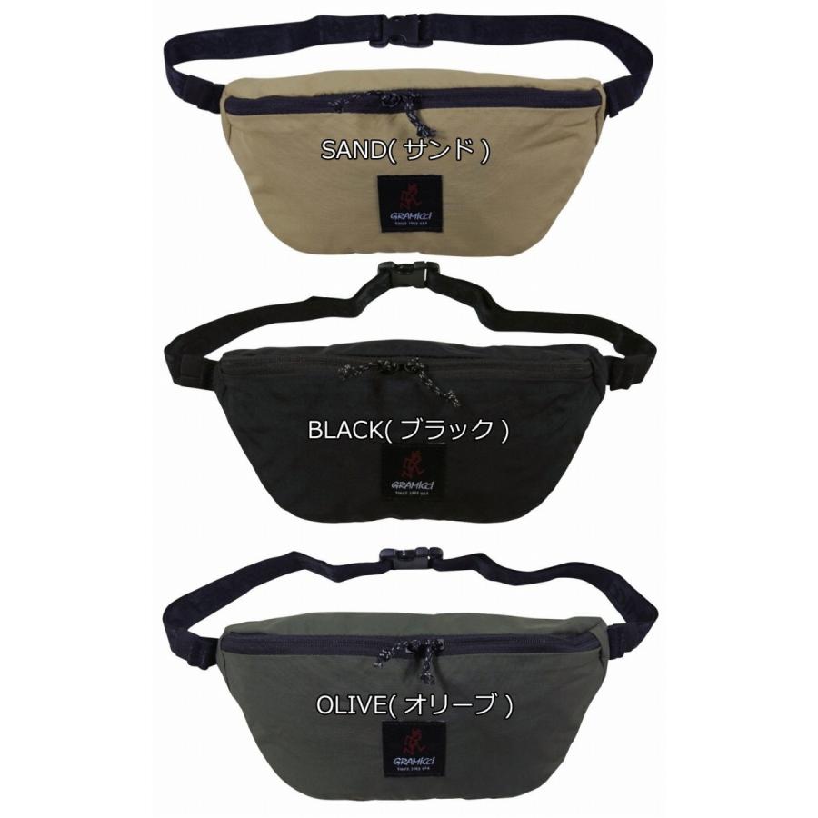 Gramicci（グラミチ） ランニングマン ロゴ ボディバッグ ウエスト
