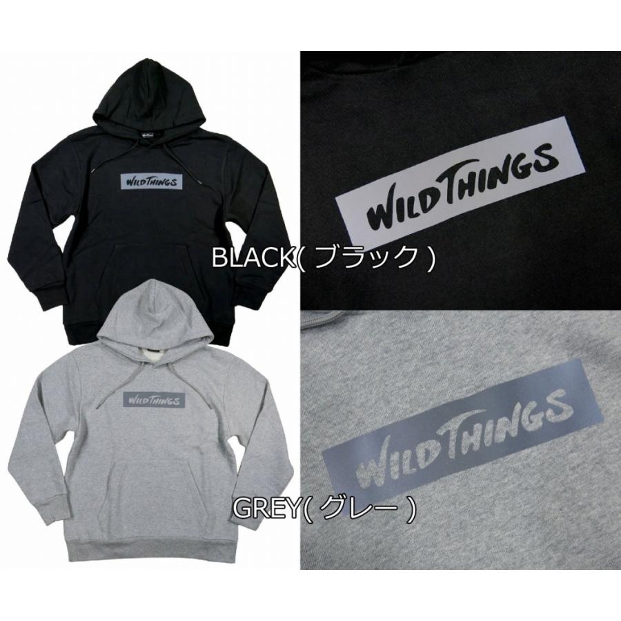 WILD THINGS（ワイルドシングス） BOX REF HOODY リフレクタープリント