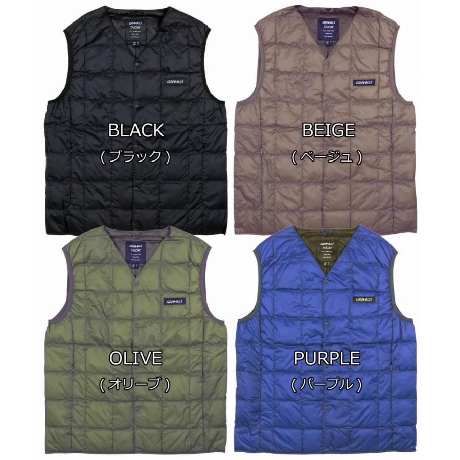 GRAMICCI × TAION グラミチ × タイオン コラボ INNER DOWN VEST Vネック インナー ダウンベスト G2FU-J083-TG｜jtwoshop｜06