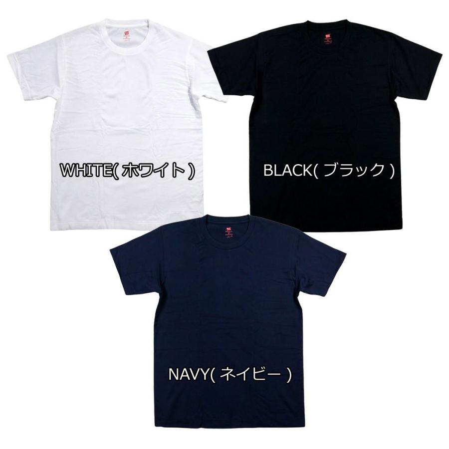 Hanes ヘインズ オーガニック コットン プレミアム ジャパンフィット クルーネック 半袖 無地 1枚組 Tシャツ HM1-V001｜jtwoshop｜05