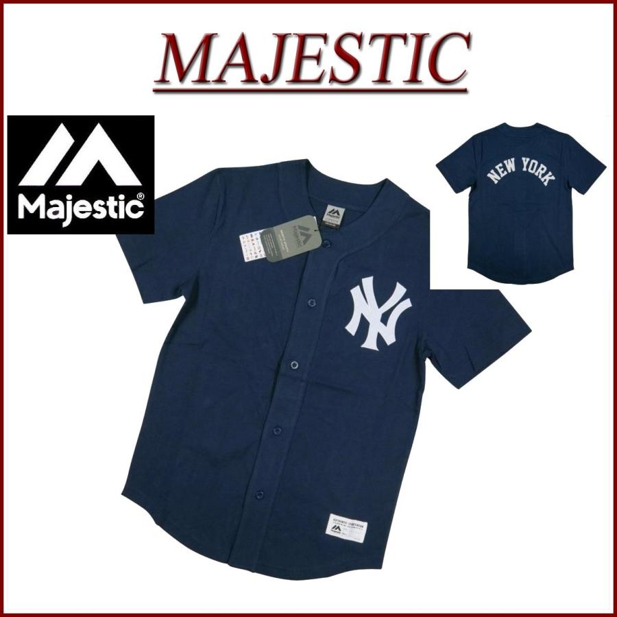 Majestic マジェスティック ニューヨーク ヤンキース ベースボールシャツ Mm21 Nyk 0008 Ja541 Jtwo 通販 Yahoo ショッピング