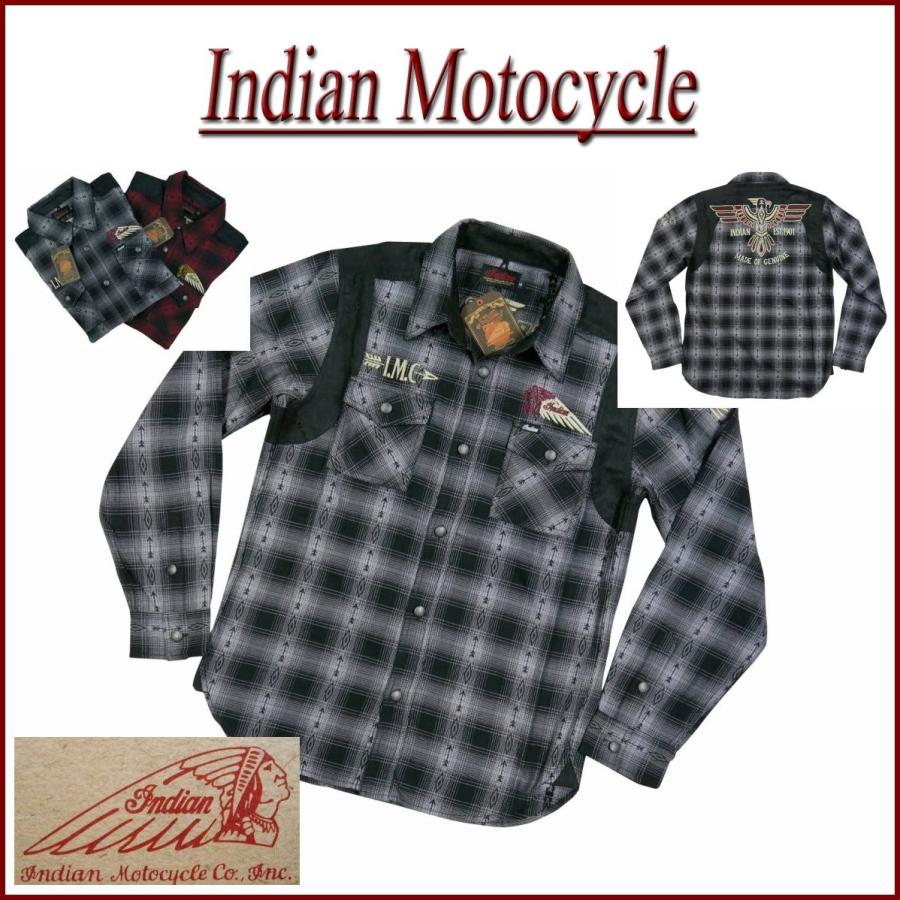 60's 70's BIG INDIAN 長袖チェックネルシャツ マチ付き