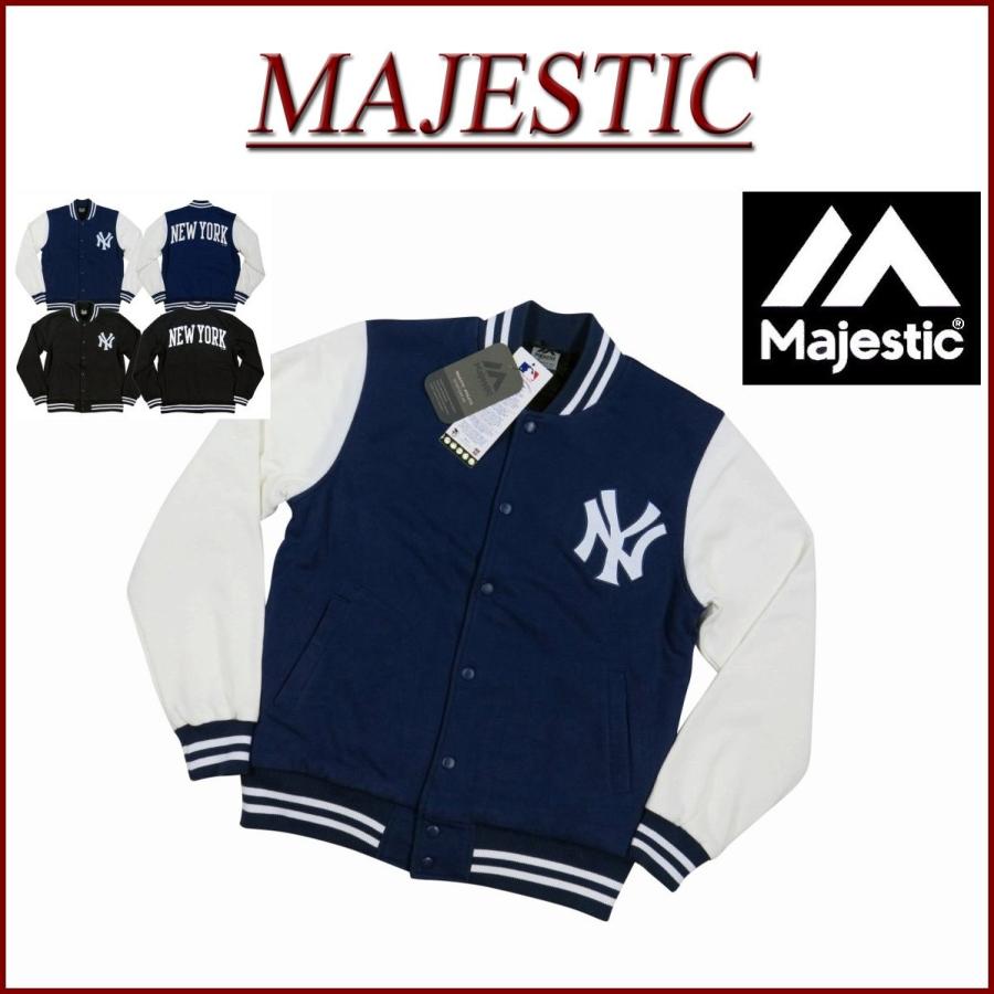 定番古着 ニューヨーク ヤンキース Majestic XLスタジャン　着心地抜群 MAJESTIC マジェスティック スタジャン STADIUM JACKET NEW YORK