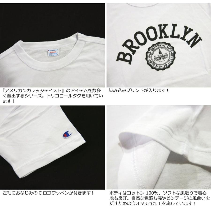 Champion チャンピオン トリコロールタグ カレッジプリント 半袖 Tシャツ C3-P334｜jtwoshop｜09