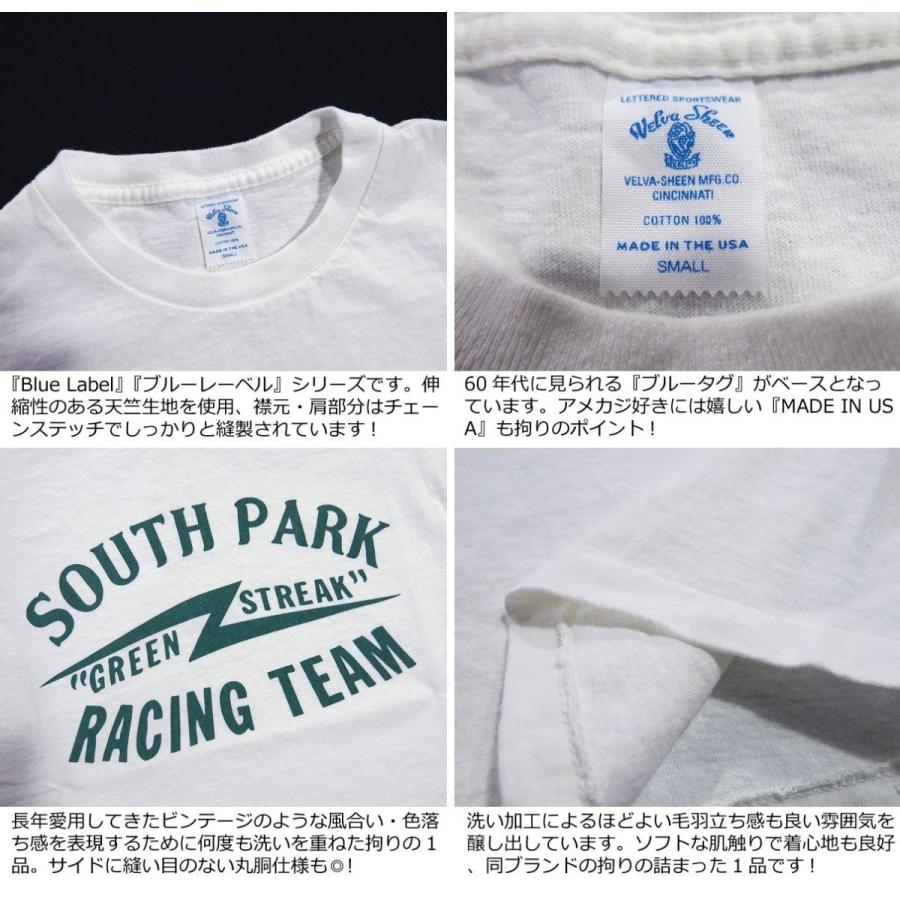 Velva Sheen（ベルバシーン） USA製 半袖 SOUTH PARK RACING TEAM TEE