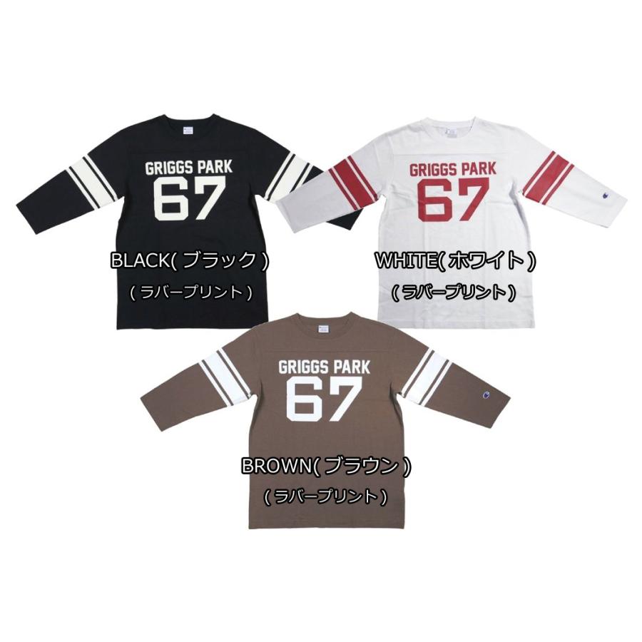 Champion チャンピオン トリコロールタグ カレッジプリント 七分