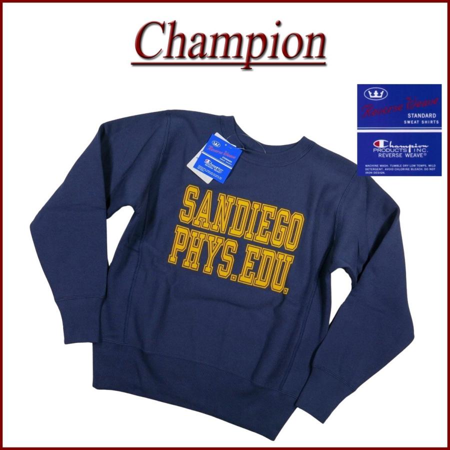 激安ブランド Champion チャンピオン Reverse Weave リバースウィーブ 青単タグ フロッキープリント スウェットシャツ C3 S006 想像を超えての Www Gran Gusto It
