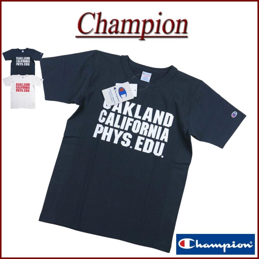 Champion（チャンピオン） リバースウイーブ カレッジプリント 半袖 T