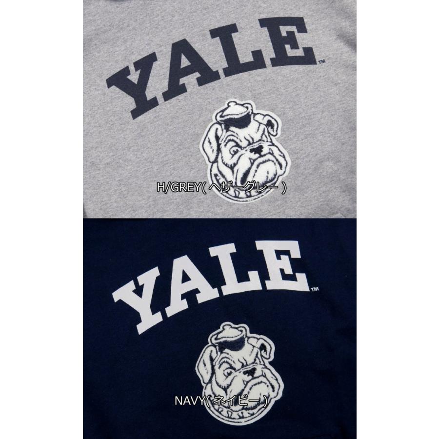 HOUSTON YALE イエール大学 カレッジプリント さがら刺繍 裏起毛 HOUSTON YALE イエール大学 カレッジプリント さがら刺繍 裏起毛