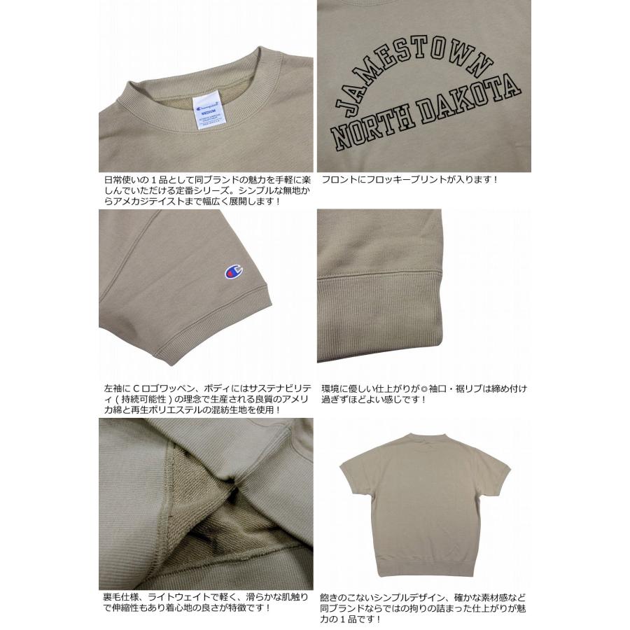 Champion チャンピオン BASIC アメリカ綿 カレッジプリント 半袖  