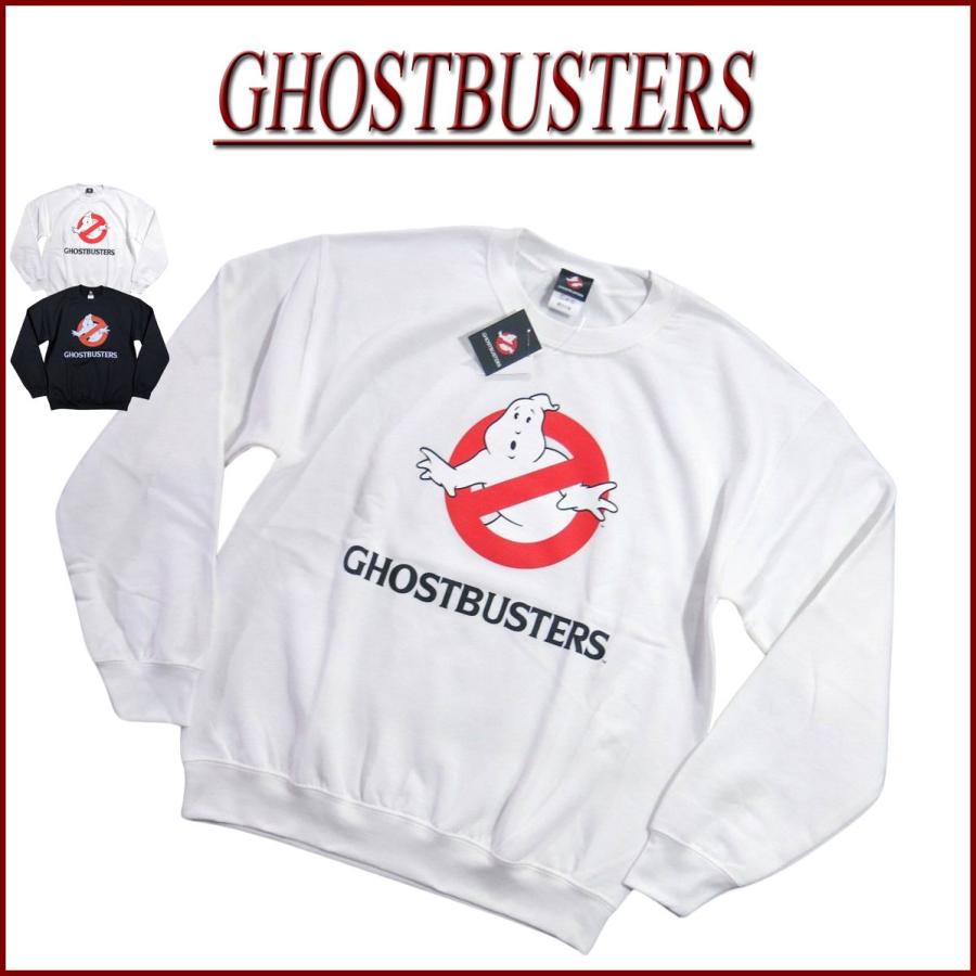 GHOSTBUSTERS ゴーストバスターズ ロゴプリント 長袖 スウェットシャツ