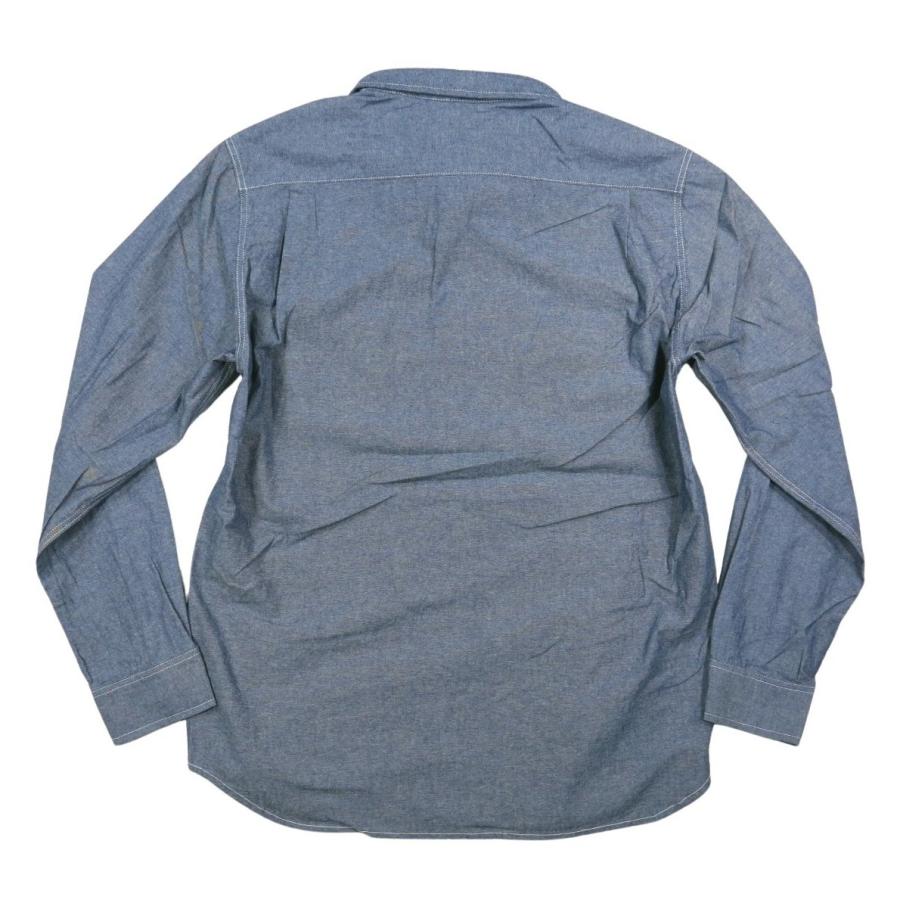 FIVEBROTHER（ファイブブラザー） シャンブレー 無地 長袖 ワーク