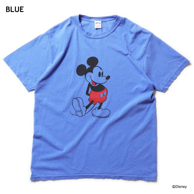 HOUSTON ヒューストン × DISNEY ディズニー コラボ ミッキーマウス レトロ プリント 半袖 Tシャツ 22222｜jtwoshop｜06