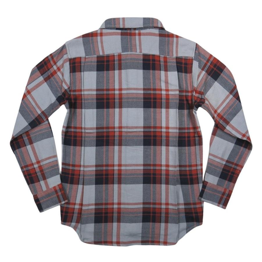 90s FIVE BROTHER グレー系チェック長袖シャツ FIVEBROTHER（ファイブブラザー） チェック 長袖 ヘビーネルシャツ