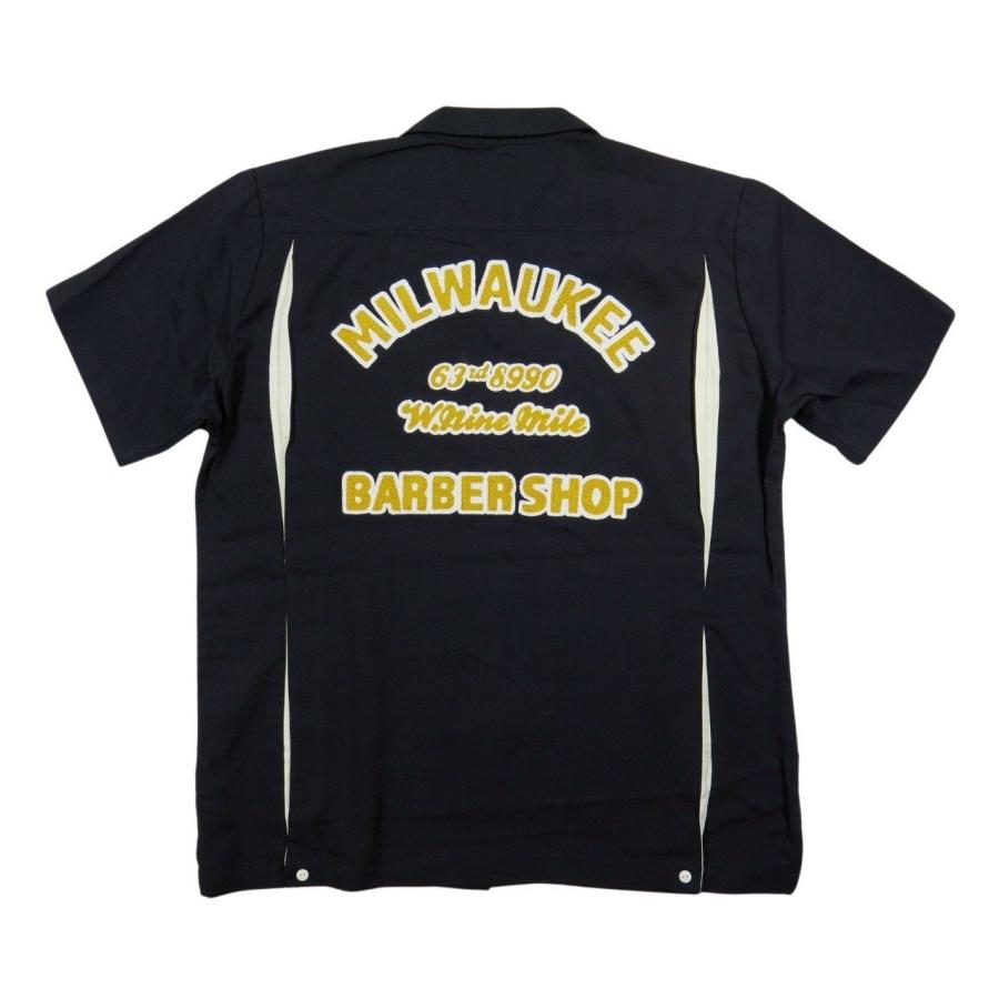 HOUSTON（ヒューストン） MILWAUKEE チェーン刺繍 レーヨン テンセル