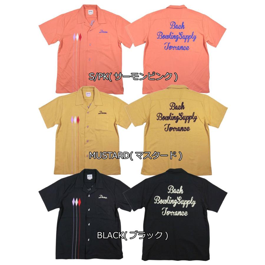 専用ページです ヒューストン] TORRANCE チェーン刺繍 レーヨン素材 半袖 ボーリング