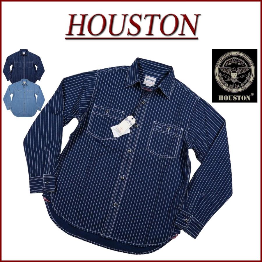 HOUSTON（ヒューストン） インディゴ ツイル 長袖 ウォバッシュ