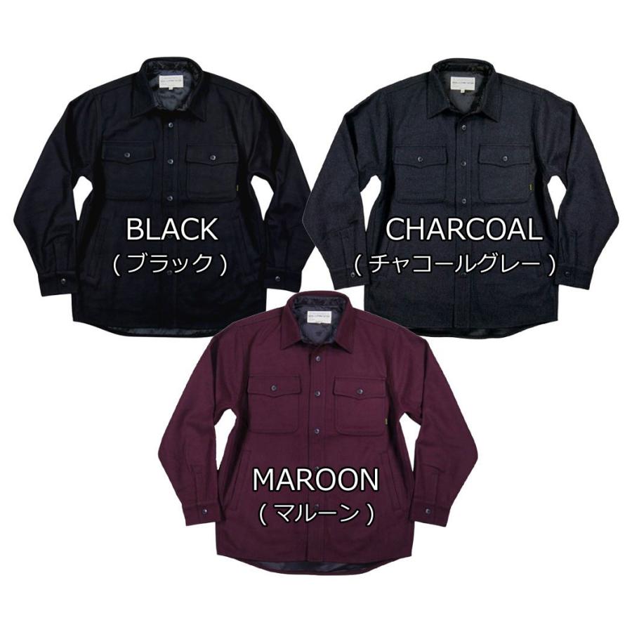 HOUSTON（ヒューストン） メルトンウール CPOシャツ ジャケット 51535