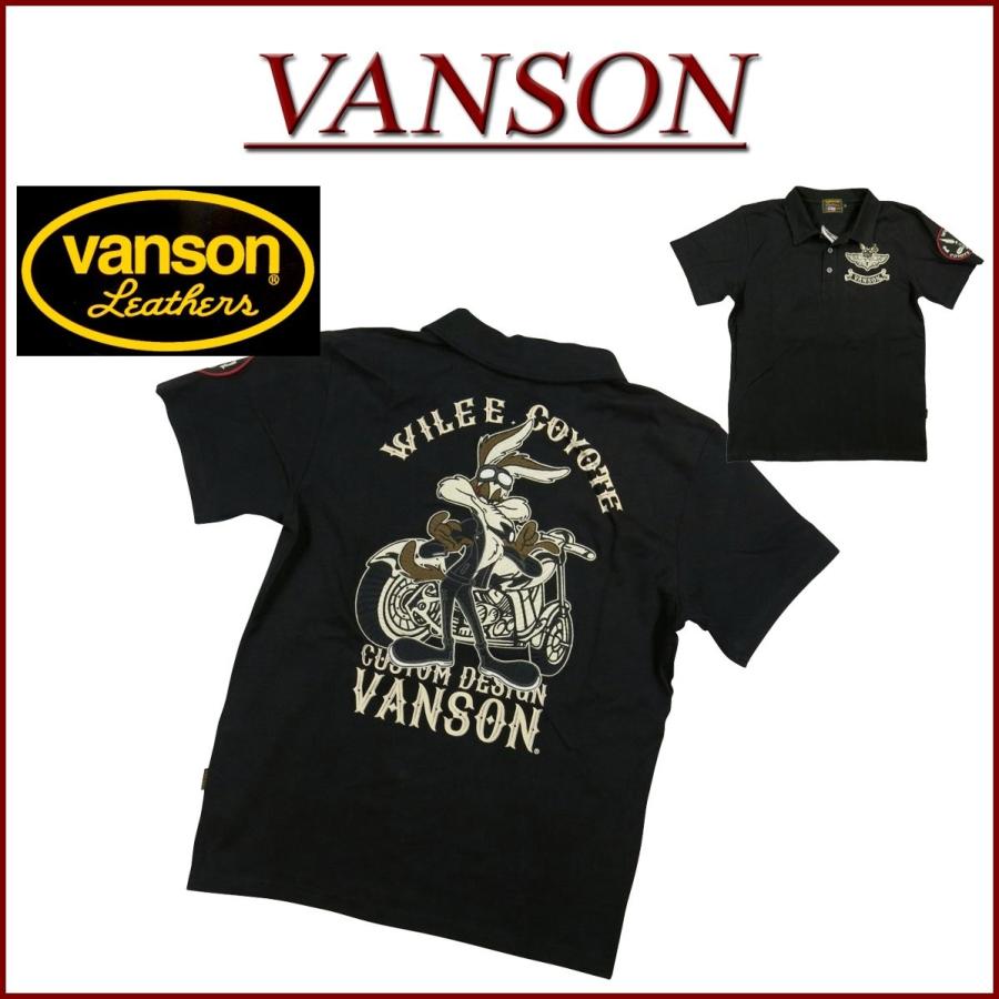 Vanson Tweety Bird ポロシャツ XXL ブラック Vanson Tweety Bird ポロシャツ XXL ブラック Vanson Tweety Bird Polo