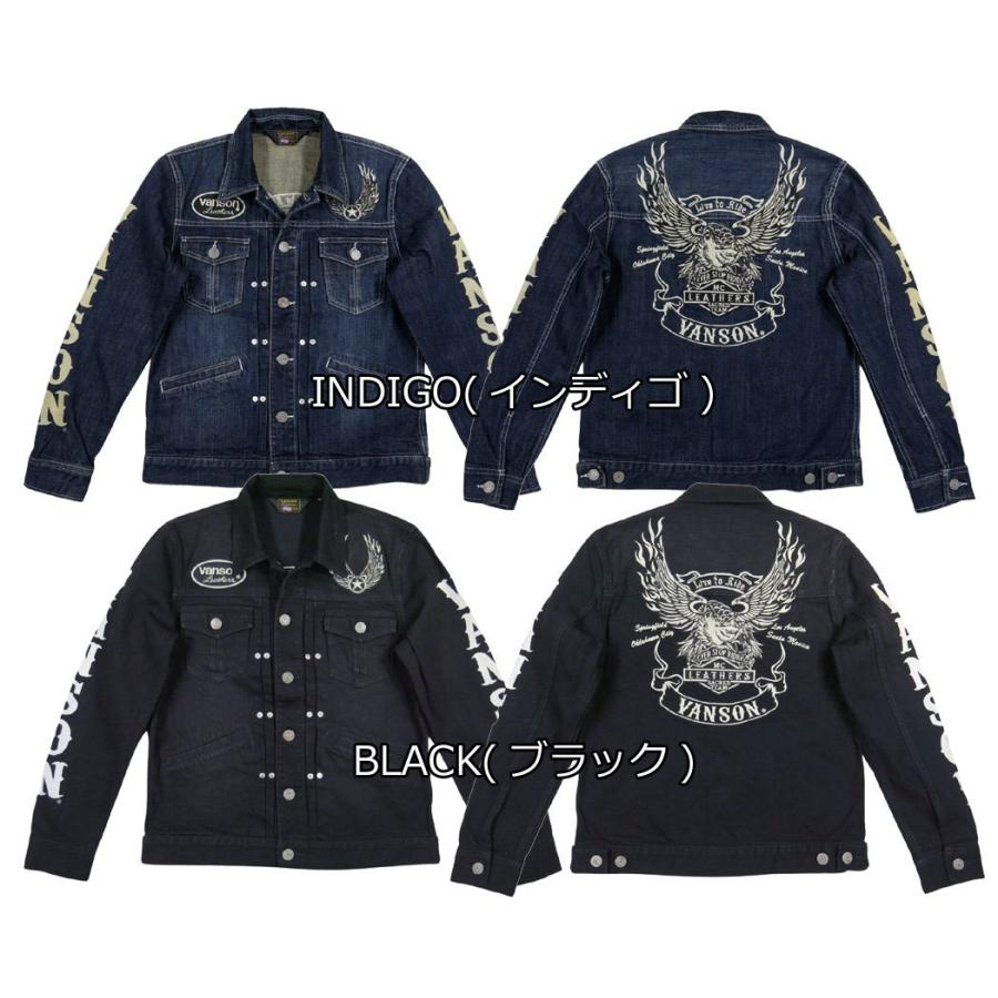 VANSON イーグル刺繍 ジャケット VANSON (バンソン）アメリカンイーグル刺繍 B-15B フライト