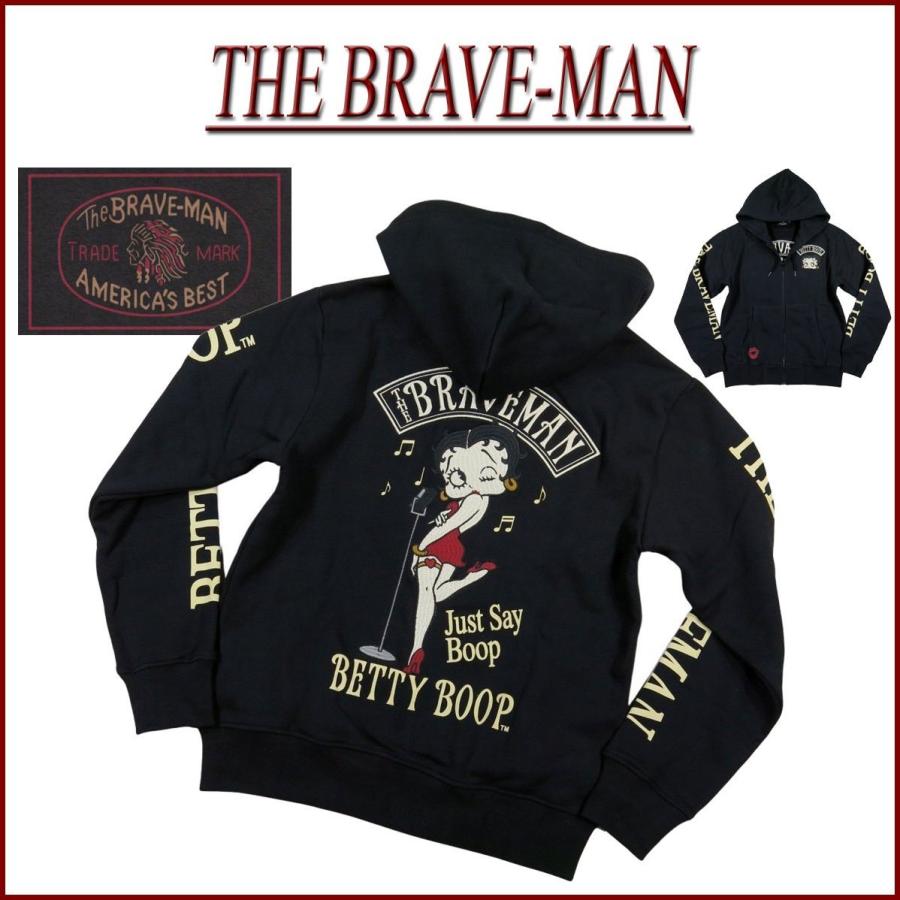 The BRAVE-MAN BETTY BOOP パーカー THE BRAVE-MAN × BETTY BOOP ザ・ブレイブマン ベティ・ブープ