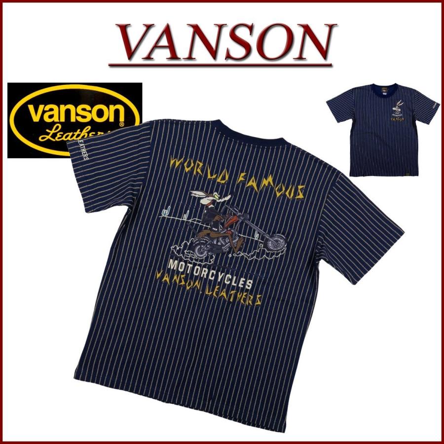 レア！新品タグ付き　バンソン　ワイリー・コヨーテ　Tシャツ　XLサイズ　刺繍 VANSON（バンソン） × LOONEY TUNES コラボ ワイリー・コヨーテ刺繍
