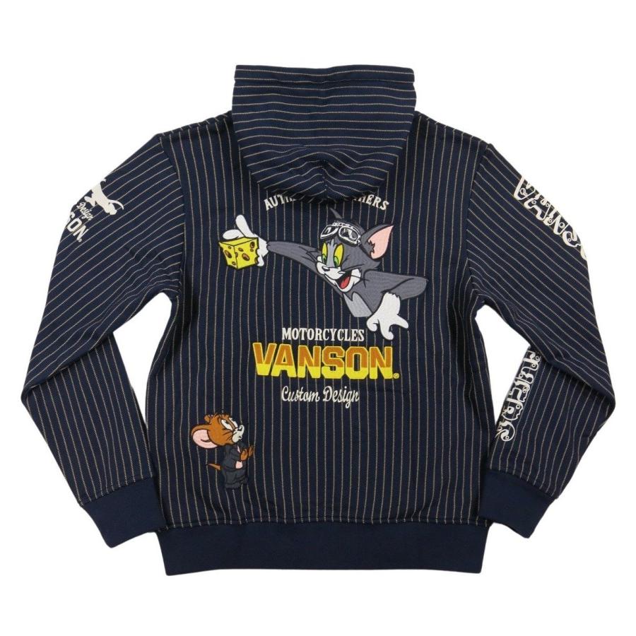 VANSON（バンソン） × TOM & JERRY トムとジェリー コラボ 刺繍