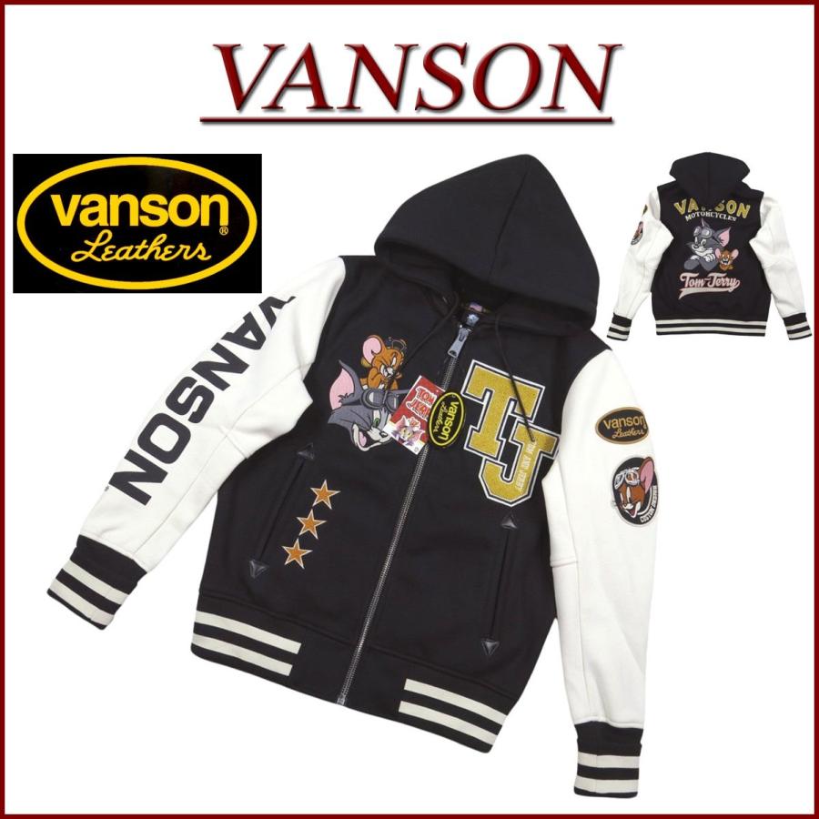 VANSON バンソン × TOM & JERRY コラボ トリプルスター さがら刺繍  