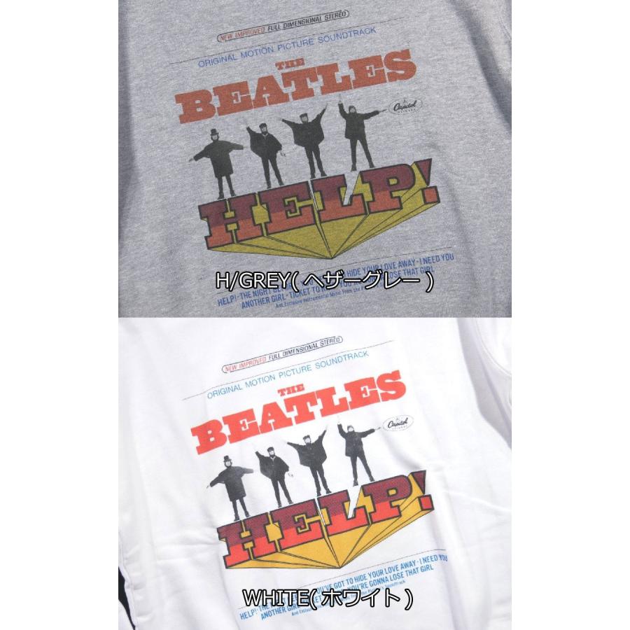 THE BEATLES ザ ビートルズ ヘルプ プリント 長袖 スウェットシャツ BE