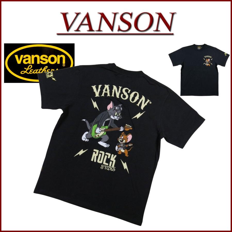 VANSON（バンソン） × TOM & JERRY トムとジェリー コラボ 刺繍
