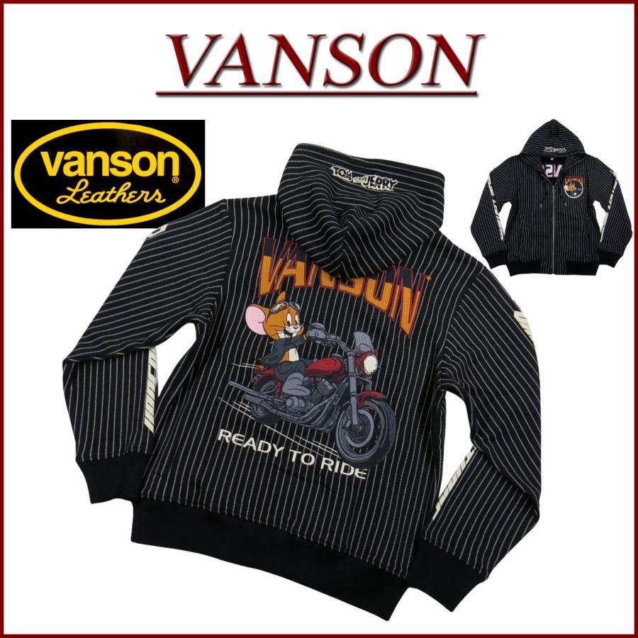 VANSON（バンソン） × TOM & JERRY トムとジェリー コラボ 刺繍