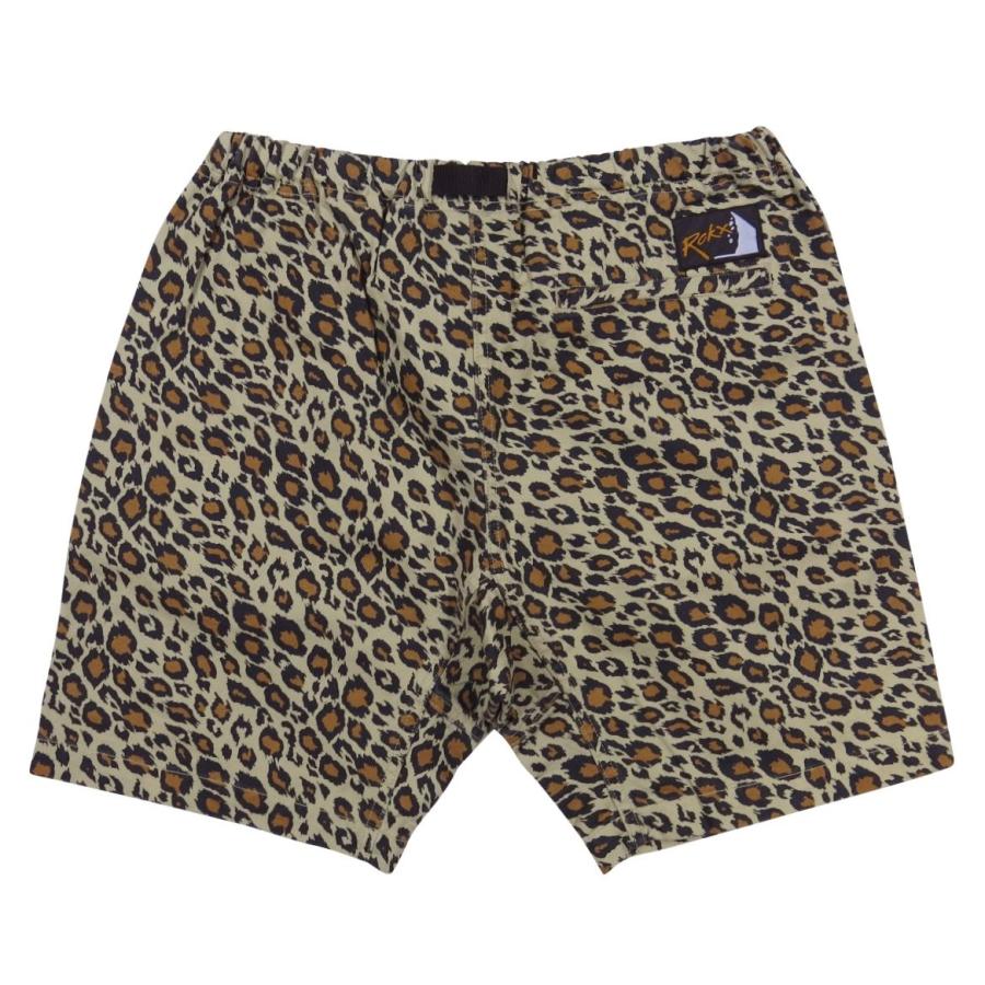 ROKX ロックス MG CAMOUFLAGE SHORT ヒョウ柄 コットンストレッチ ショートパンツ RXMS193028｜jtwoshop｜03