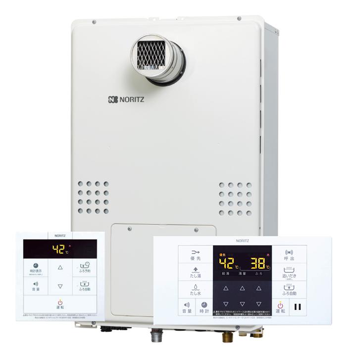 ノーリツ 給湯器とリモコン 24号 クイックオート GQH-2456AW3H-T