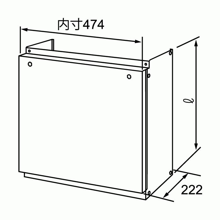 ノーリツ（NORITZ） 配管カバーH41 450 配管カバー 給湯器関連部材