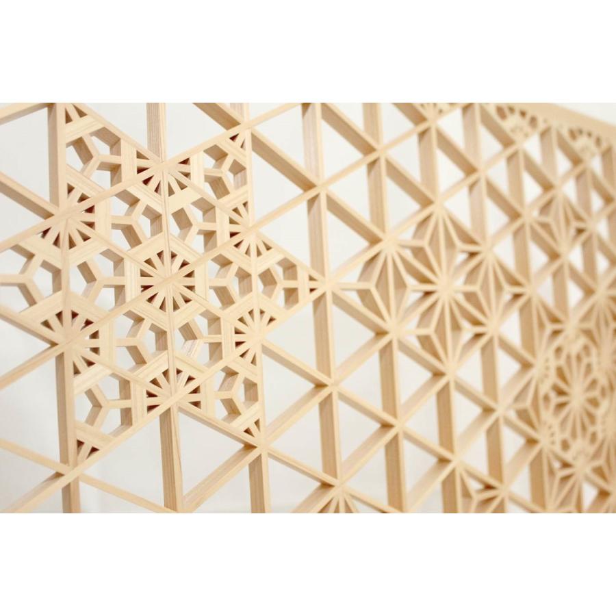 【訳あり品】 インテリア 組子細工 屏風 ご当地 ウッドアート門脇 組子屏風 二曲半双 山陰工芸品 pay-GE-32 【JS3315796448】(117600円)