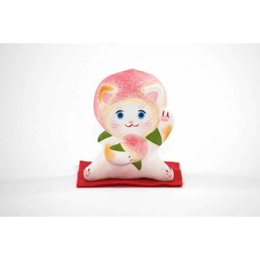 土人形 焼物 招き猫 置物 ご当地 島根の招き猫工房 フルーツ招き猫