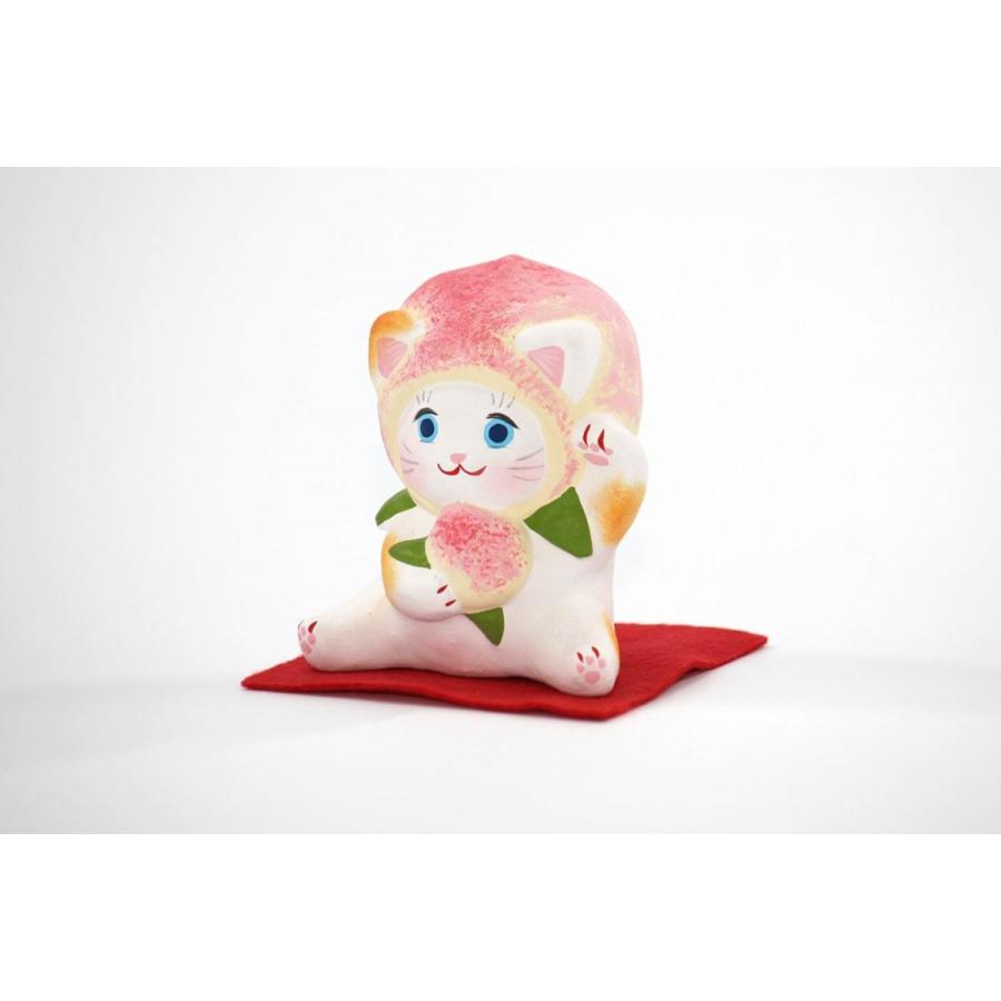 土人形 焼物 招き猫 置物 ご当地 島根の招き猫工房 フルーツ招き猫