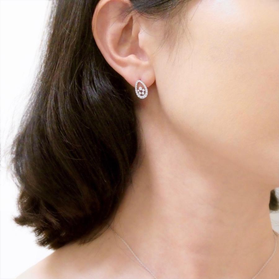 アクセサリー プレゼント ご褒美 プラチナ ダイヤモンド ピアス 