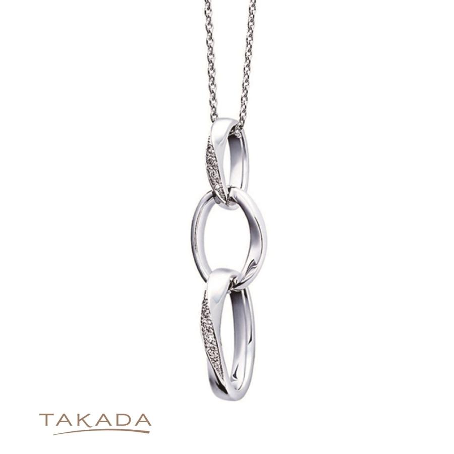 アクセサリー プレゼント ご褒美 ホワイトゴールド ダイヤモンド 【高島屋限定】 K18WGダイヤモンドネックレス TAKADA 高田宝飾店 Pay-LAN5 | 
