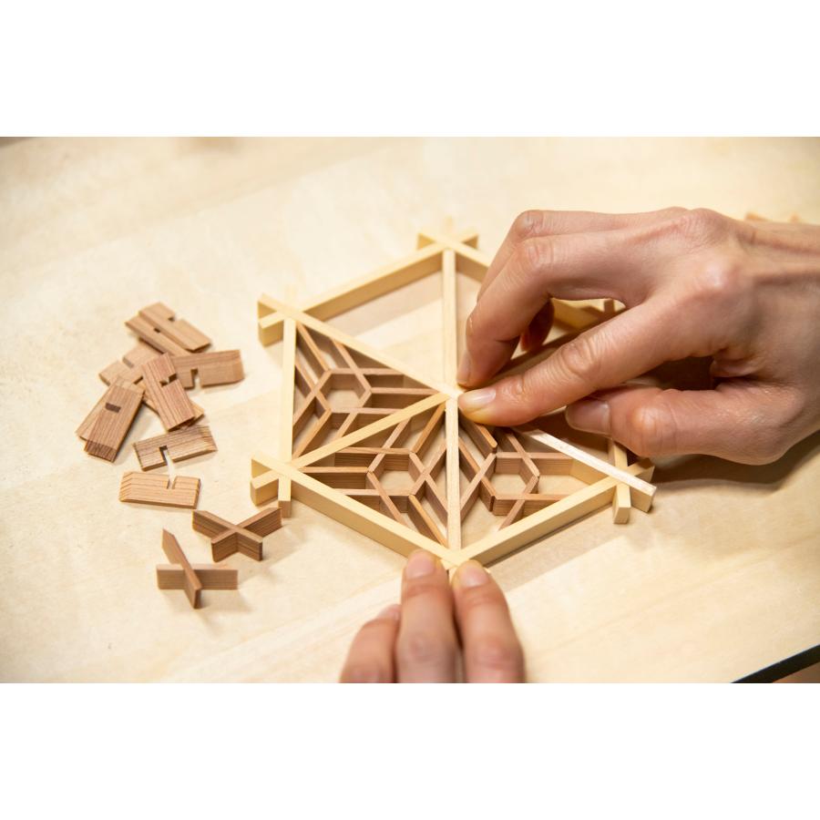 インテリア 置物 オブジェ ご当地 舟木木工所 【KUMIKOCORO】組子細