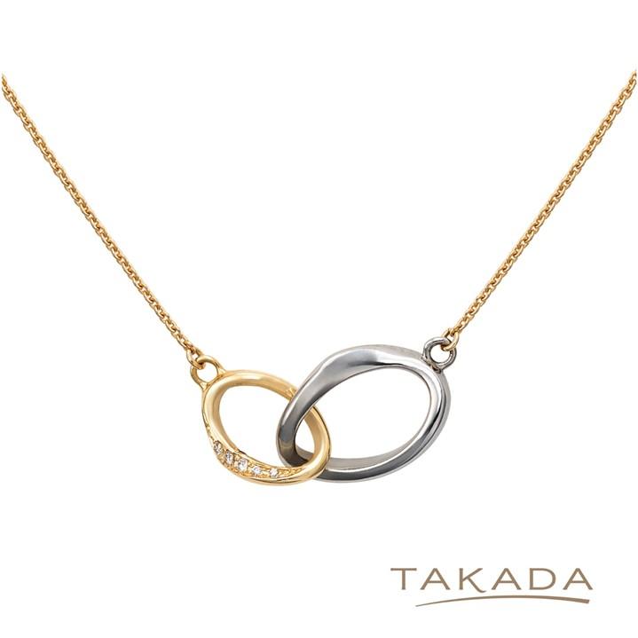 ラスティング インフィニティ ネックレス K18YG×チタンホワイト アクセサリー プレゼント ご褒美 TAKADA 高田宝飾店【高島屋限定】Pay-TD-IFW |  | 02