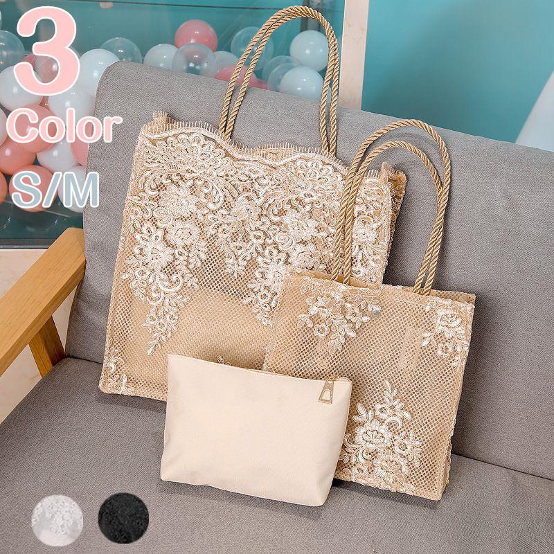 トートバッグ レース エコバッグ 軽量 ビッグ レディース かわいい 通勤 バッグ マザーズバッグ かるいかばん 軽い 可愛い カジュアル 軽量 30代 40代 50代 Xrxscymdai Juan Co 通販 Yahoo ショッピング