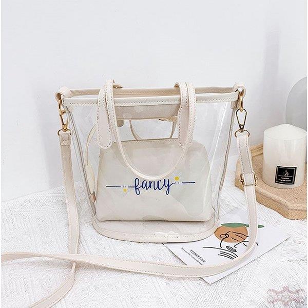 予約中 クリアバッグ ショルダー 透明 ポーチ付き トートバッグ ハンドバッグ 斜めがけバッグ 透明バッグ プールバッグ Pvc ビニールバッグ 大容量 おしゃれ 3way Simbcity Net