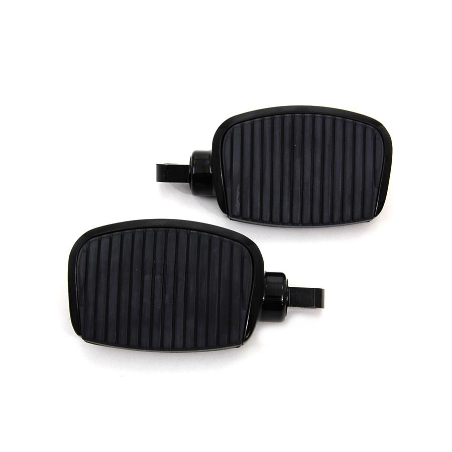 黒 仕上げ 3インチ ミニ ドライバー フット ボード セット ドライバー パッセンジャー ハイウェイ ペグ Black Mini Driver Footboard Set 50500124 ハーレーの画像