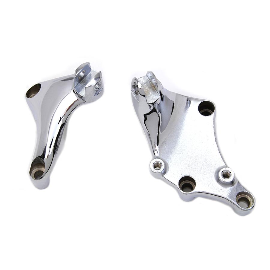 パッセンジャー フット ペグ マウント キット 左右 クローム 銀 シルバー ブラケット キット Passenger Footpeg Mount Kit XL 50500270 ハーレーの画像