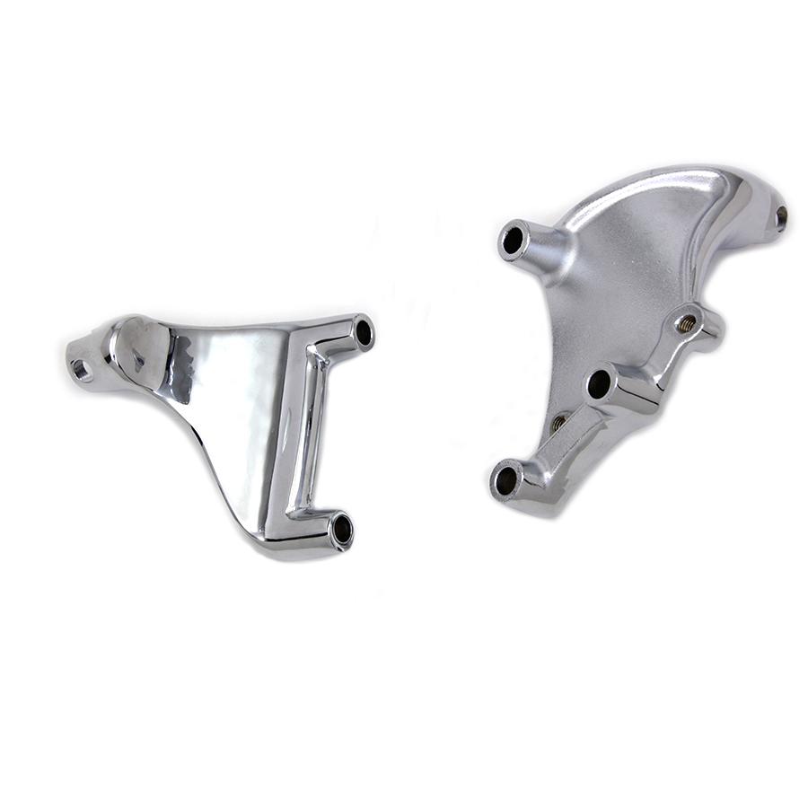 パッセンジャー フット ペグ マウント キット 左右 クローム 銀 シルバー ブラケット キット Passenger Footpeg Mount Kit XL 50500270 ハーレーの画像