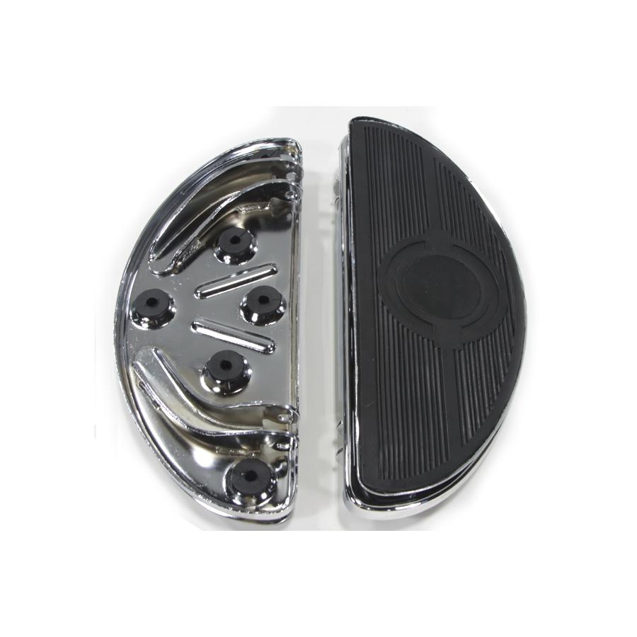 ドライバー フットボード セット クローム Driver Footboard Set Chrome FLT 1980-UP FLST 1986-UP ハーレー_1
